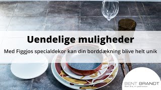 Bland hvidt porcelæn og specialdekor fra Figgjo og sammensæt en unik anreting