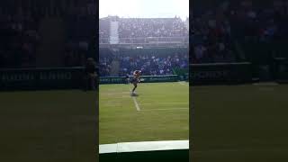 TeamRodneyTV Naomi Osaka firing aces down at Katie Boulter in Birmingham Tennis Classroom