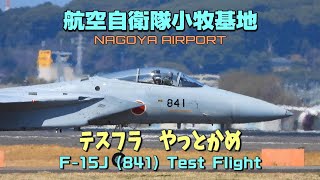 【4K】航空自衛隊小牧基地　F-15J (841) Test Flight