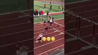 When everyone falls during hurdles 😭🤦‍♂️ #shorts
