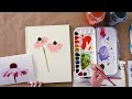 watercolor coneflowers for beginners easy step by step wildflower painting guide