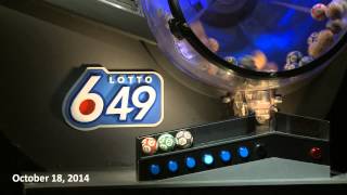 Lotto 6/49 Draw, October 18, 2014