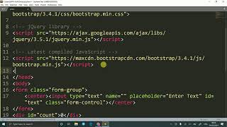 [ WITH SOURCE CODE ] Live character count using JavaScript/jQuery | tech with onkar