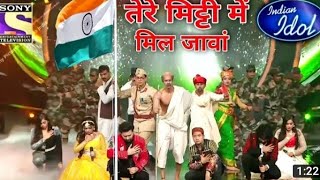 #pawandeep Rajan indian idol new # independence Day Teri Mitti Mein mil Jawa