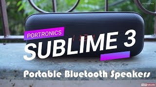 Portronics Sublime 3 Portable Bluetooth Speaker || Full Review