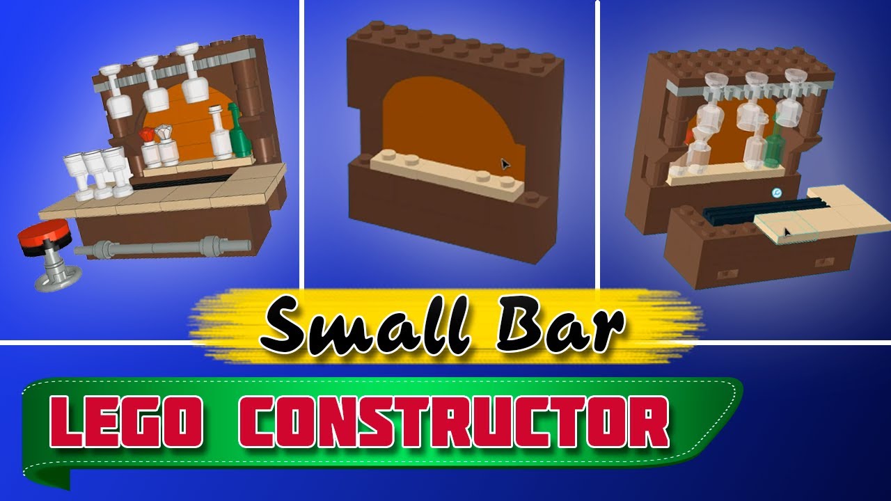 Small Bar Lego Tutorial Youtube