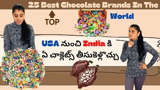 Chocolates to buy from USA || Things to buy from USA to INDIA || Gifts to INDIA || USA Telugu vlogs