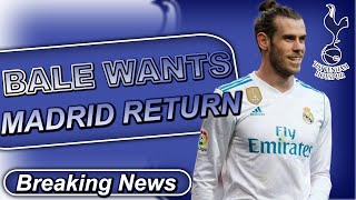 "My Plan Is To Go Back To Madrid" - Gareth Bale | Tottenham Hotspur Transfer Talk