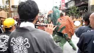 2009　飛騨　古川祭　宮本組　獅子舞