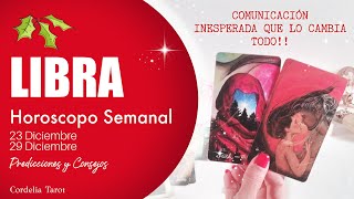 ⭐️LIBRA! SU CORAZÓN YA HA TOMADO LA DECISICIÓN Horóscopo / Tarot Semanal Cordelia