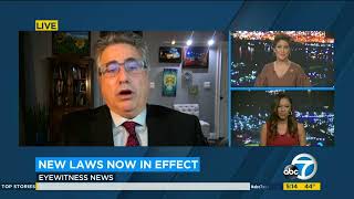 ABC7 Los Angeles | Attorney James DeSimone Tells Eyewitness News About New California Laws for 2022