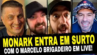 HAHAHAHA! Monark entra em surto com o Marcelo Brigadeiro durante debate no Barbascast