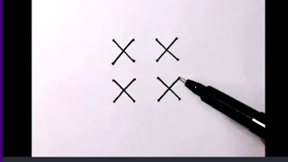 رسم سهل/كيفية رسم نسر بنقاط 4 × 4 بسهولة