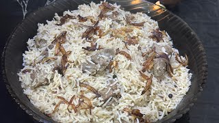 Mutton Yakhni Pulao Recipe | Easy And Simple Yakhni Pulao 💕