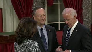 FLASHBACK: Joe Biden swears Kamala Harris in to the Senate