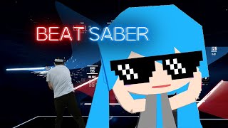 Beat Saber | 23.exe - Clipping Radio | Virtual Desktop, Quest 2 | Kinect Mixed Reality