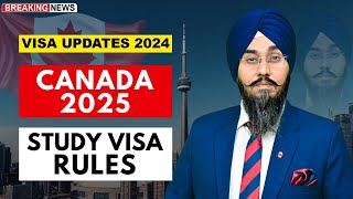 CANADA 2025 STUDY VISA RULES | STUDY VISA UPDATES 2024 | USA CANADA UK