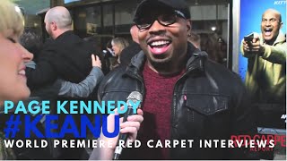 Page Kennedy #RushHour interviewed at the premiere of “Keanu” #KEANU #KeyandPeele