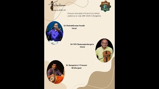 Carnatic Concert by Vidwan Pattabhirama Pandit \u0026 Party - Sahasraa and Thillaisthanam Foundation