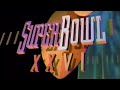 SUPERBOWL XXVI Redskins vs Bills CBS Intro/Theme and players Introduction.