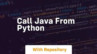 call java from python