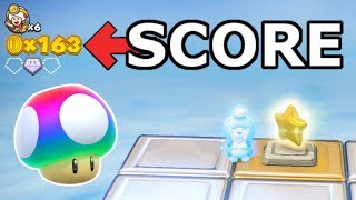 Invincible Mushroom: 1-15 Drop-Road Dash 163 Coin Score (Captain Toad Treasure Tracker)