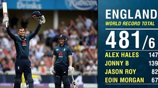 ENG 481-6 (50) 😱 || England Create World Record In ODI || England vs Australia Odi Series 2018