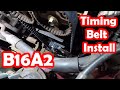 Honda Civic Si Rebuild Part 4: How to replace B series timing belt and water pump