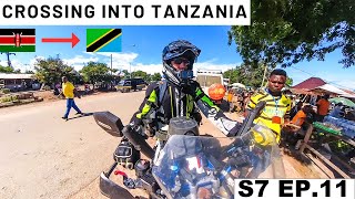 Crossing into Tanzania from Kenya S7 EP.11 | Lunga Lunga Border |Pakistan to South Africa Motorcycle