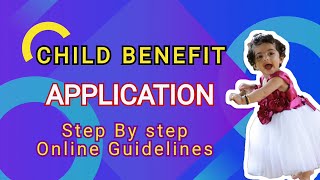 How to Apply Child Benefit | Online Application #childbenefit