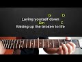 broken vessel amazing grace guitar tutorial with chords and lyrics