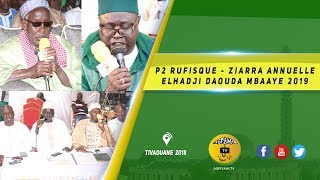 P2 - RUFISQUE - Ziarra Annuelle Elhadji Daouda Mbaaye 2019