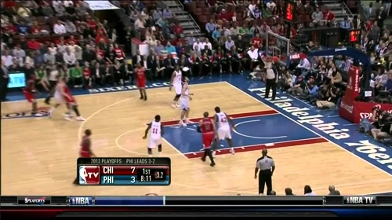 Omer Asik Hits Jump Shot With Foot On Three-Point Line - 2012 NBA Play ...