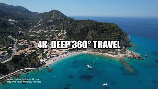 🎵 Deep House Drone 4K Footage 📍 Mylos Beach & Agio Nikitas 🌊 Lefkada Greece