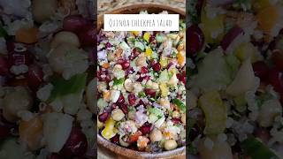 Quick and Healthy Chickpea Quinoa Salad Recipe 😋🥗❤️  #shorts #recipe
