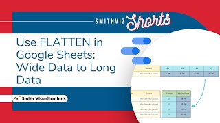 How to use the flatten formula in Google Sheets