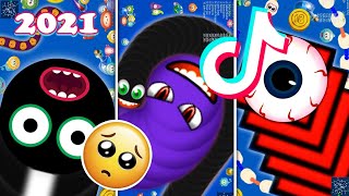 TikTok Cacing WormsZone.io Viral Video Terbaru (Best TikTok Worms Zone io Gameplay Compilation) #45