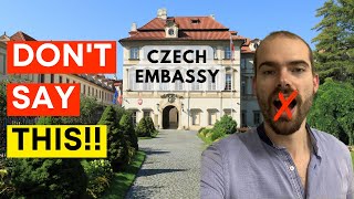 Czech VISA INTERVIEW - Questions & Answers
