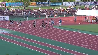 男子4x100mR準決勝1組　沖縄インターハイR01