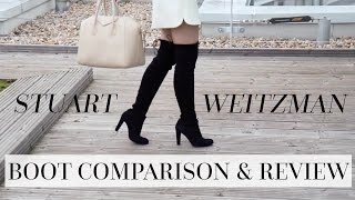 Stuart Weitzman Highlands vs. Lowlands vs. 5050 Boot Comparison and Review!