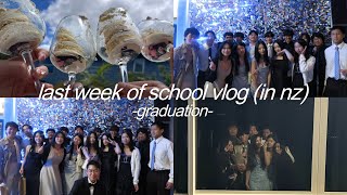 highschool diaries | graduating high school, hwachae, cake, ceremony in nz! 드디어 졸업한 고등학교 브이로그 🤍