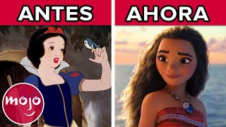 ¡LA EVOLUCIÓN DE LAS PRINCESAS ANIMADAS DE DISNEY!