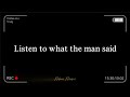 Listen to what the man said by Mhia | with lyrics