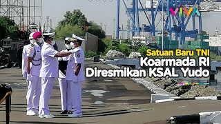 KSAL Yudo Margono Resmikan Koarmada RI Sekaligus Panglima Pertamanya