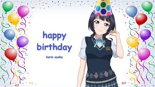 SIFAS | Birthday Messages | Karin Asaka