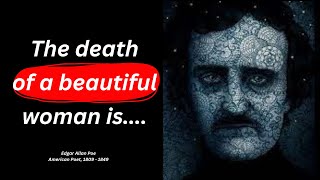 Edgar Allan Poe alone poem, dm images and quotes, Life changing quotes, RMKN EDGAR007