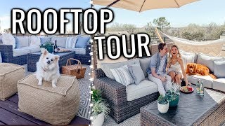 OUR ROOFTOP PATIO TOUR