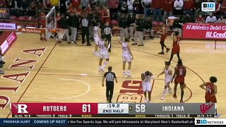 Rutgers vs Indiana WILD Ending | 2022 College Basketball