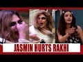 Bigg Boss 14 : Angry Jasmin Bhasin hurts Rakhi Sawant's nose, injured Rakhi cries inconsolably;