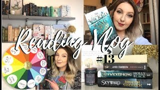 WEEKLY READING VLOG #13 Catching up, New Bookshelves and my Wheel of TBR picks my next reads :)